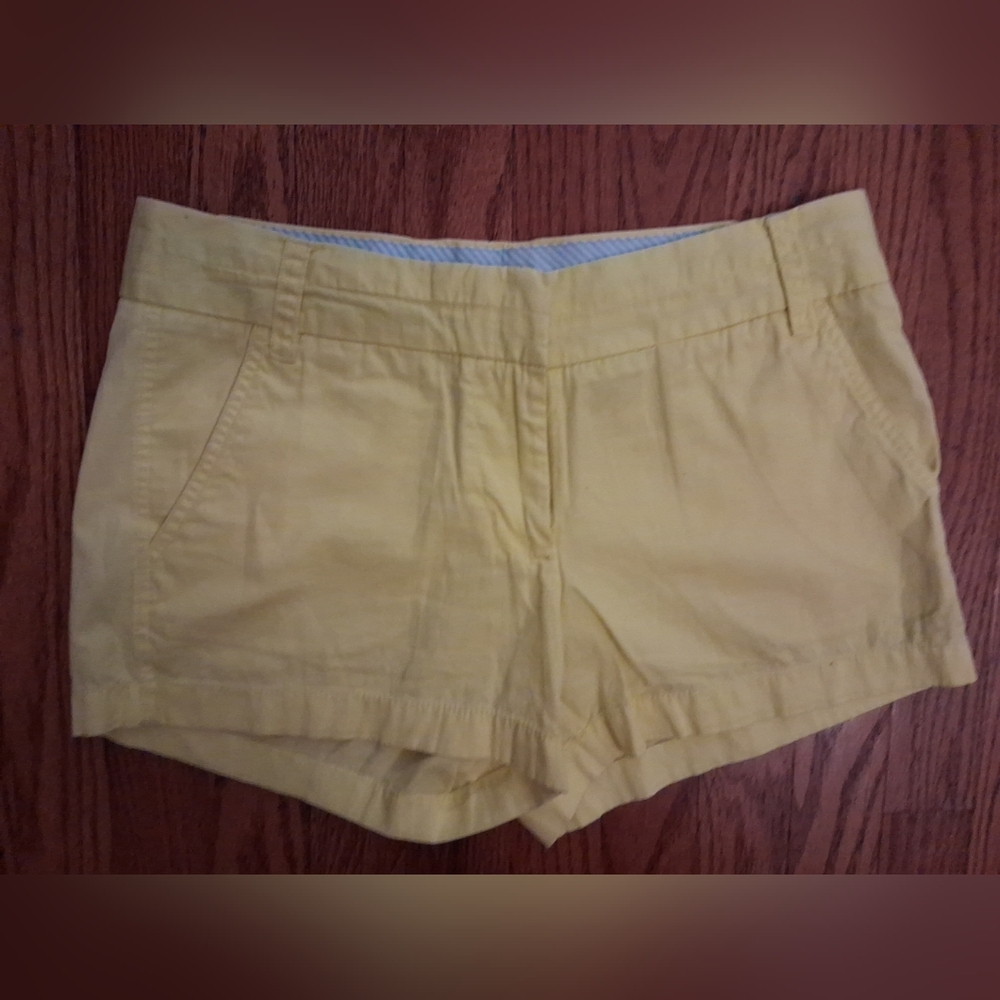 J. Crew Sunny Yellow Shorts